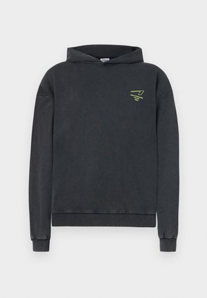 BOXY HOODIE UNISEX - Sweatshirt - black