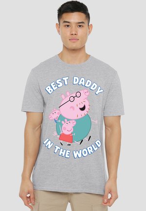 PEPPA PIG BEST DADDY IN THE WORLD - T-Shirt print - dark blue