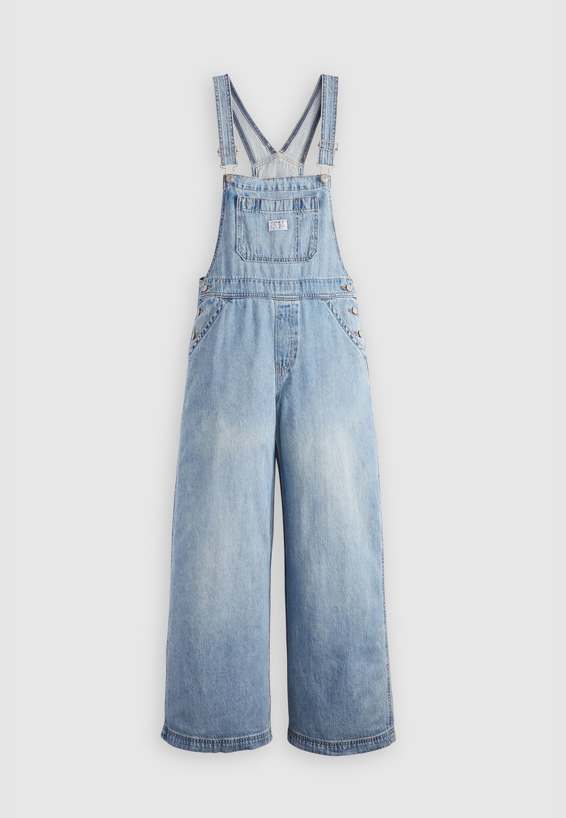 Levi's® XL OVERALL - Denim Dungarees - invested indigo/light-blue