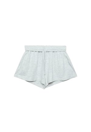 Stradivarius, MICRO SHORTS WITH TURN-UP WAIST - Donji dijelovi trenirke - light grey