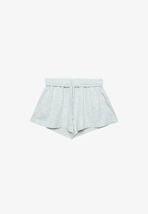 Stradivarius, MICRO SHORTS WITH TURN-UP WAIST - Donji dijelovi trenirke - light grey