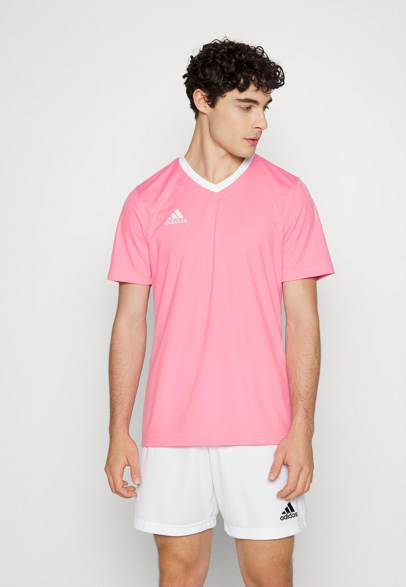adidas Performance ENTRADA 22 - Sports T-shirts - semi pink glow