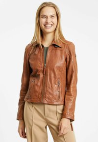 Gipsy by Mauritius GWCARLEY LAJORV - Lederjacke - cognac