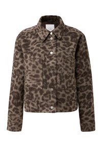 MIT LEO-PRINT - Lichte jas - hellbraun