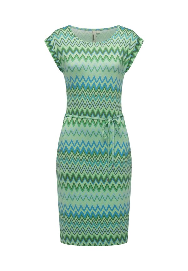 TAGGIEN PRINT - Etuikleid - aqua