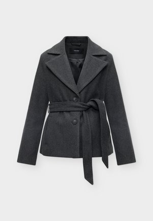 Vero Moda, VMFORTUNEMAJA JACKET NOOS - Κλασικό παλτό - dark grey melange
