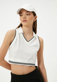Koton CROP TANK - Polo - white