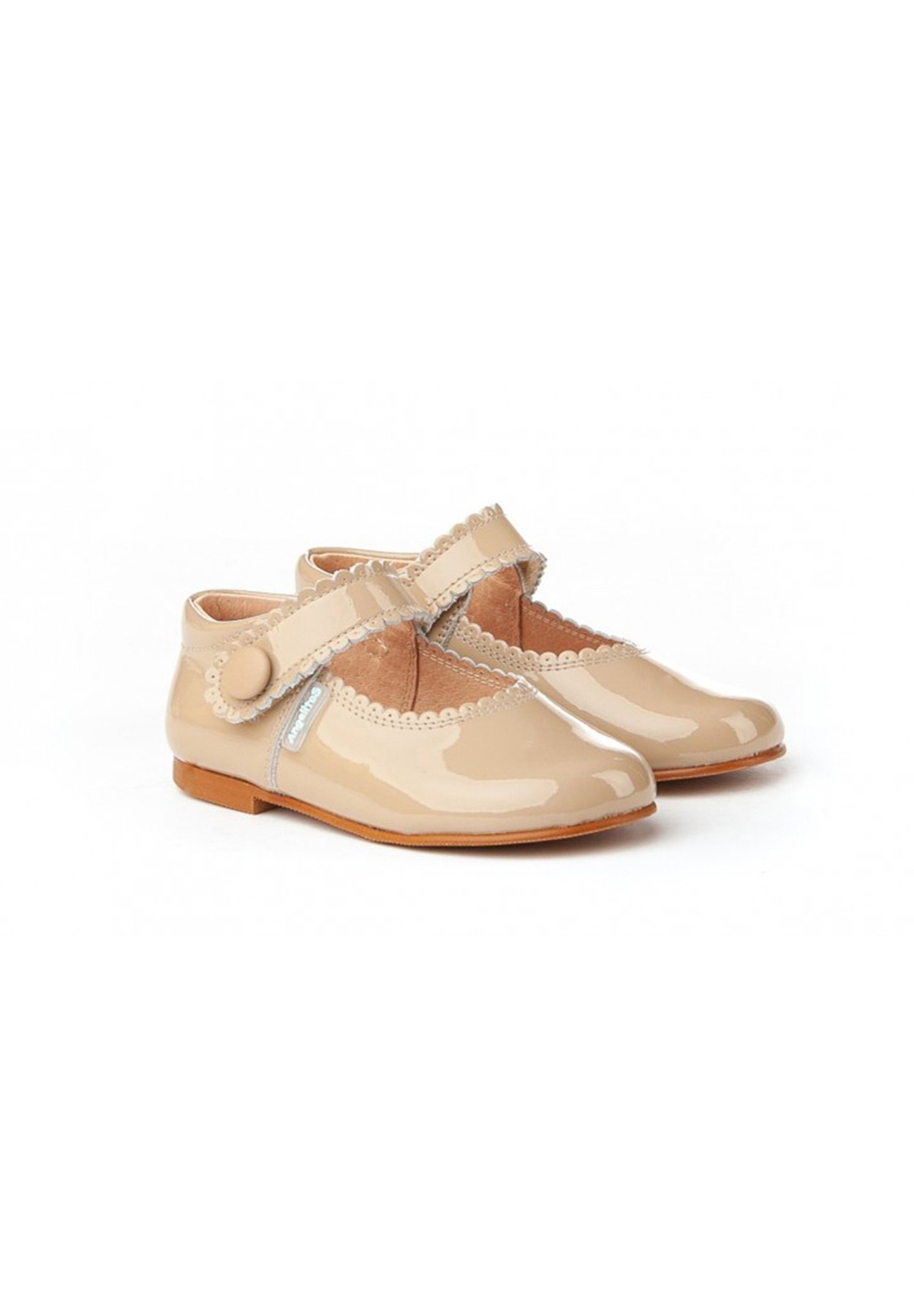 Calzados Angelitos MERCEDITA CHAROL - Zapatos de bebé - camel/marrón claro  - Zalando.es