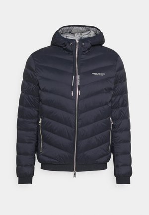 Armani Exchange JACKET - Chaqueta de plumas - navy