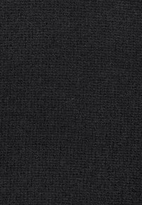 Schwarzer, strukturiertes Gewebe mit einem feinen, gewebten Muster. Die Oberfläche wirkt weich mit einem matten Finish, geeignet für Bekleidung oder Polsterung.