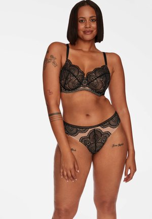 TOFFEE - Bügel BH - Black and gold