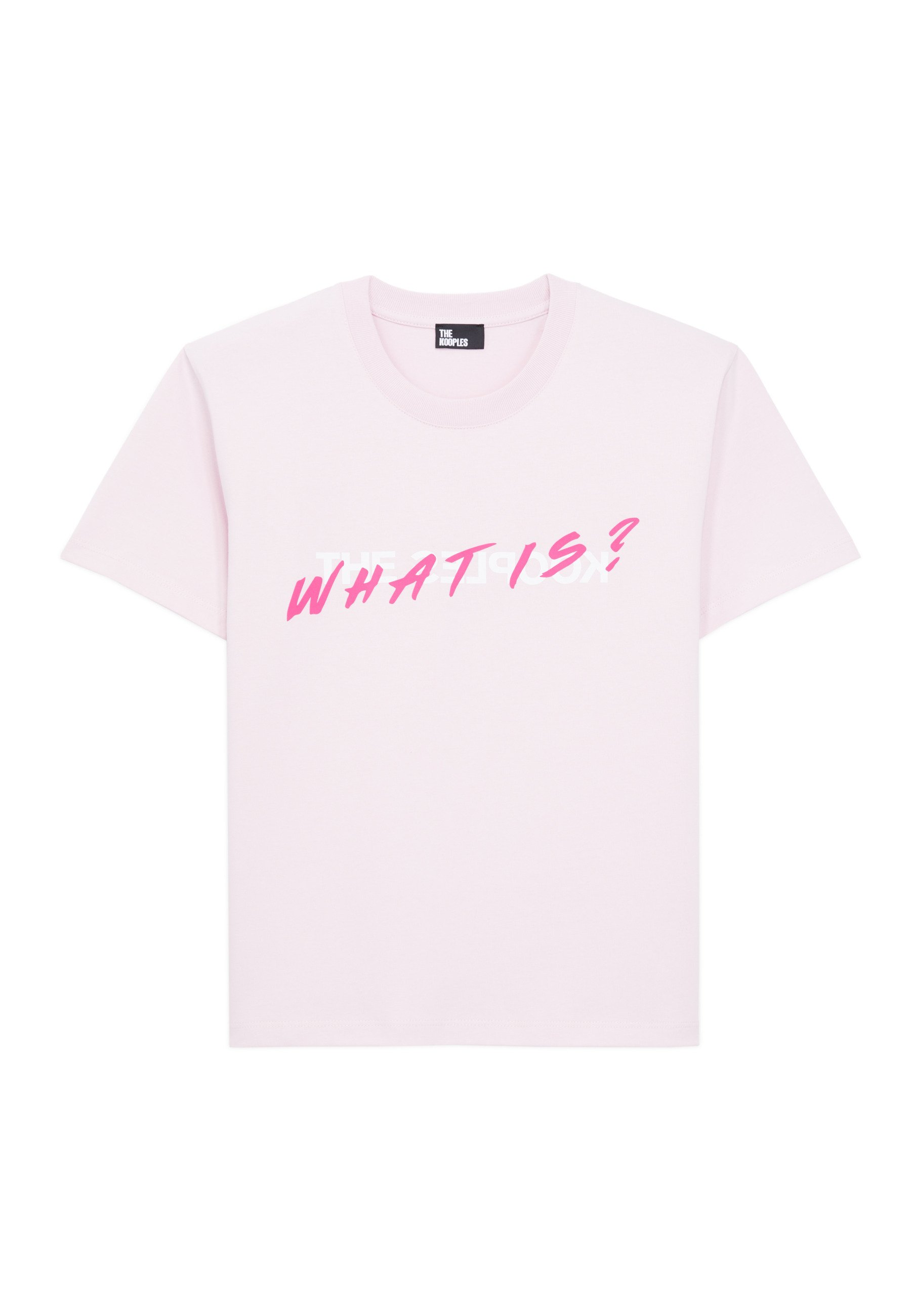 The Kooples WHAT IS MANCHES COURTES T-shirt imprimé pale pink - Main Image