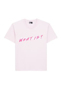 WHAT IS MANCHES COURTES - Print T-shirt - pale pink