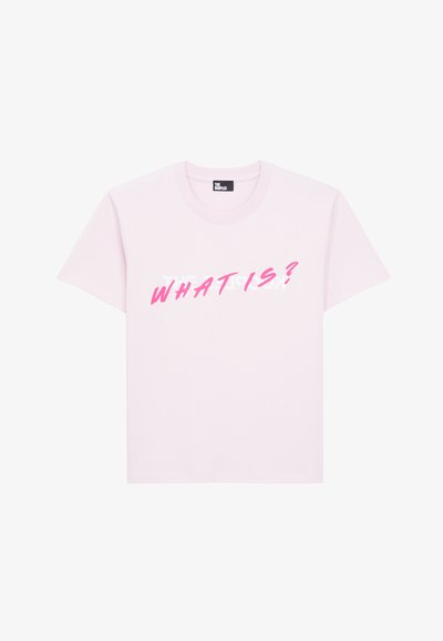 WHAT IS MANCHES COURTES - T-shirt imprimé - pale pink