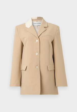 CRAFTED WEAVE TAILORING DETAILED - Sacou - beige
