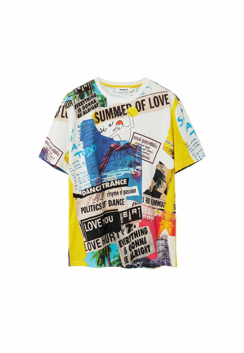 Desigual T-shirt z nadrukiem - Zdjęcie 1