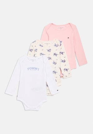 Tommy Hilfiger 3-PACK PRINT JERSEY LONG SLEEVE BODYSUITS - Μπλούζα με μακριά μανίκια - multi coloured