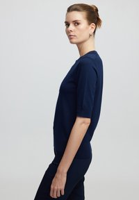 Ipekyol REGULAR FIT - T-shirt basic - navy