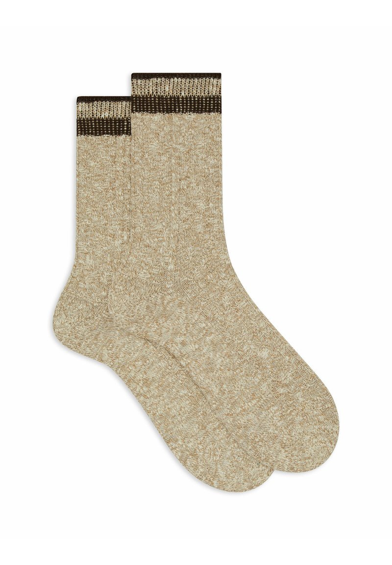 Gallo UNISEX WITH DIAMOND DETAIL - Calze - sabbia