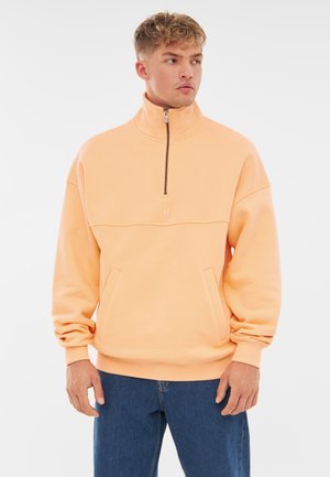 HALF ZIP COOPER - Sweater - peach