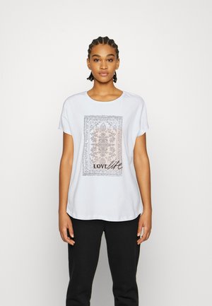 T-shirt print - white