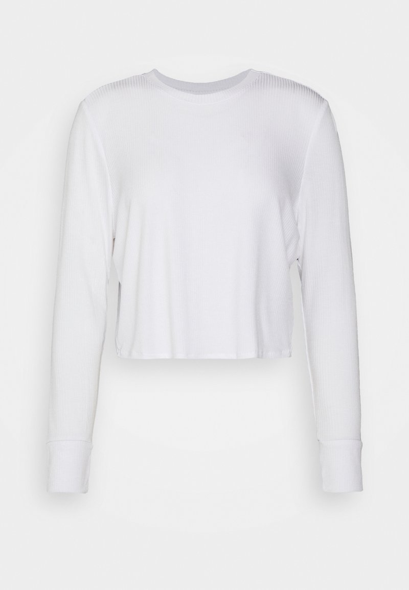 Damen Sportbekleidung | Cotton On Body CROSS BACK LONG SLEEVE Langarmshirt white/weiß - HT81090 Damen Sportbekleidung | Cotton On Body CROSS BACK LONG SLEEVE Langarmshirt white/weiß - HT81090