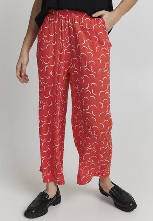 ICHI, Pantalon classique - red