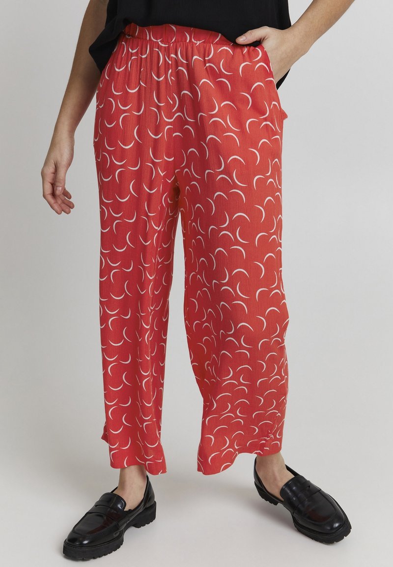 ICHI Pantalon classique - red