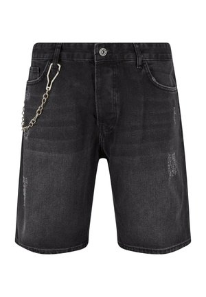 2Y Premium, Denim shorts - black