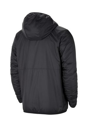 Nike Solid Color Logo Casual Hooded Jacket Black — photo 2
