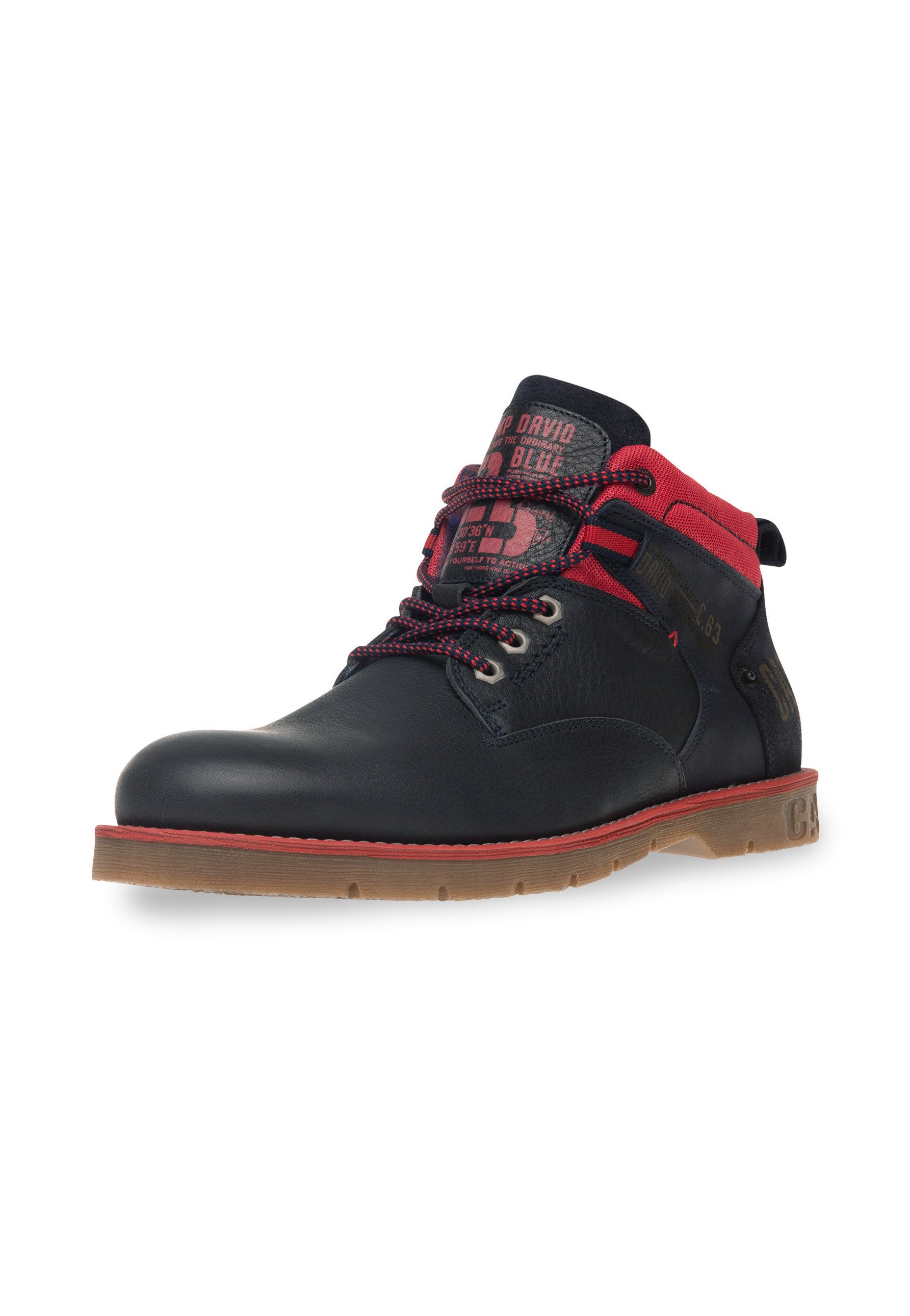 Herren WORKER LEDER MIT LOGO-DESIGN - Schnürstiefelette Herren WORKER LEDER MIT LOGO-DESIGN - Schnürstiefelette