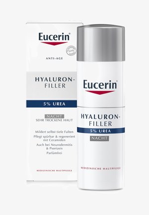 Eucerin, ANTI AGING NACHTPFLEGE HYALURON-FILLER UREA, MILDERT FALTEN - Nachtpflege