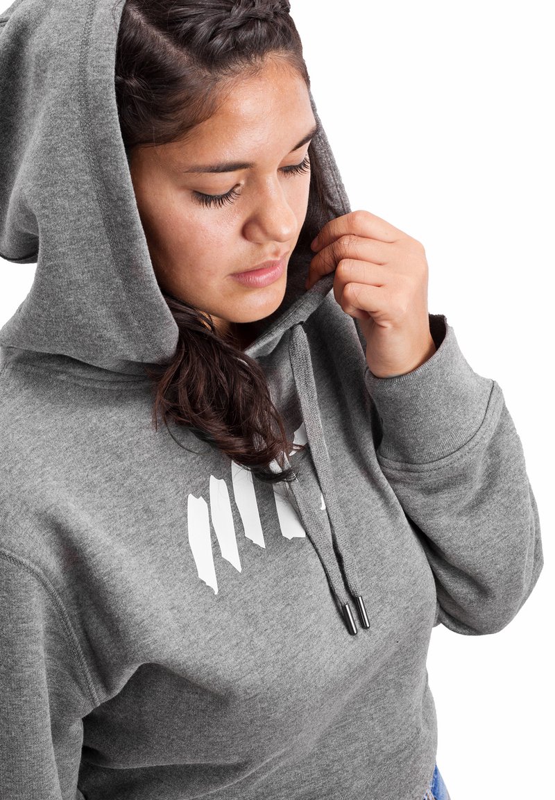 Damen Sweatshirts | Manufaktur13 OVERSIZE CROP Kapuzenpullover dark grey/dunkelgrau - MV75855 Damen Sweatshirts | Manufaktur13 OVERSIZE CROP Kapuzenpullover dark grey/dunkelgrau - MV75855