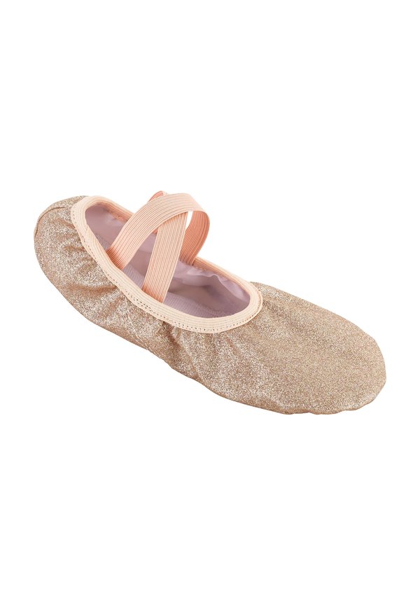 GLITZER „LIA“ GETEILTE SOHLE – Lauflernschuh – bronze