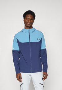 Under Armour TECH UTILITY - Veste de survêtement - washed navy/blue smoke/black