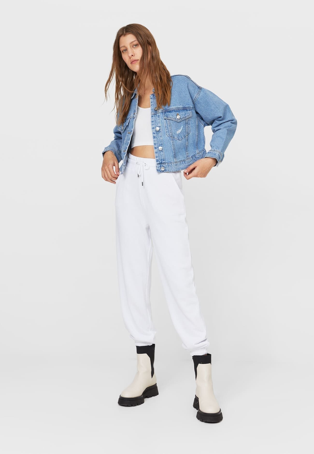 stradivarius jacket jeans