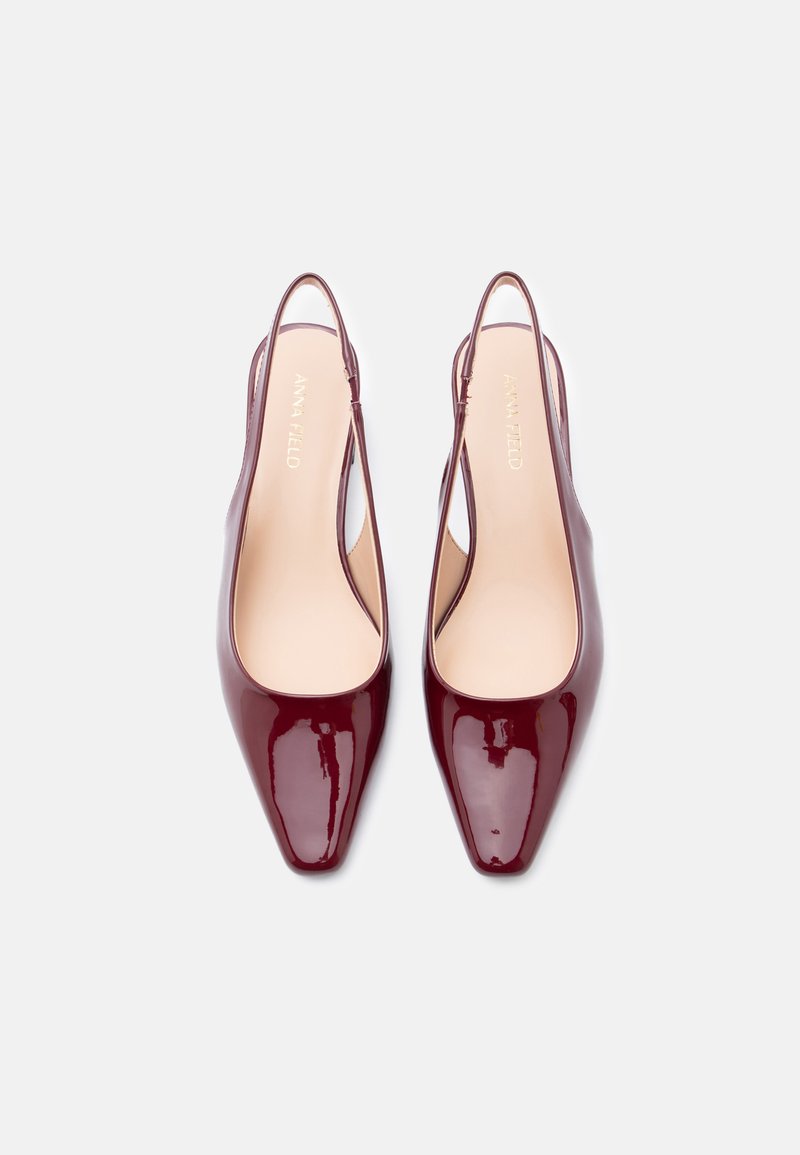 Escarpins CAMPER Cuir Bordeaux – Taille 38 – Brides – Talons Bas – Occasion TBE