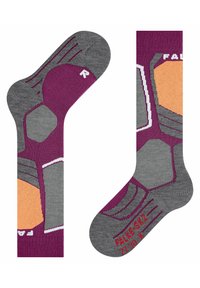 FALKE SK2 SKIING MEDIUM CUSHIONING - Calzettoni - radiant orchid