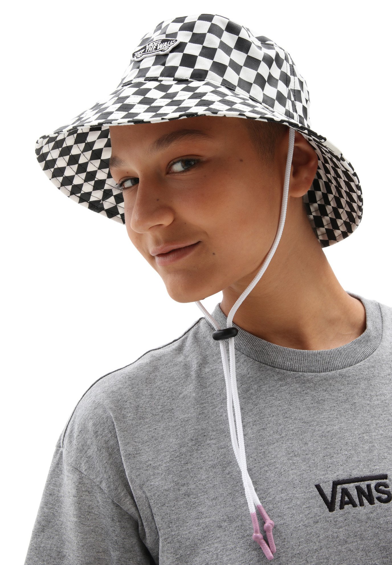 Vans WM LEVEL UP BUCKET HAT - Sombrero - checkerboard/negro ... الفوار الاصفر Vans WM LEVEL UP BUCKET HAT - Sombrero - checkerboard/negro ... الفوار الاصفر
