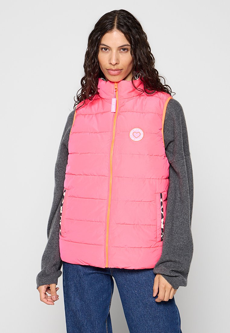 zwillingsherz Bodywarmer donkerroze zwillingsherz Bodywarmer donkerroze