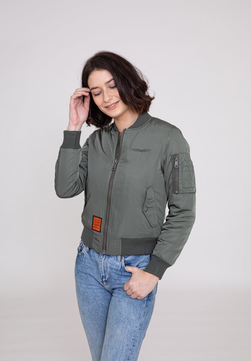 Bombers ORIGINAL - Blouson Bomber - khaki/kaki - ZALANDO.FR