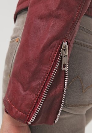 Giacca di pelle - brown