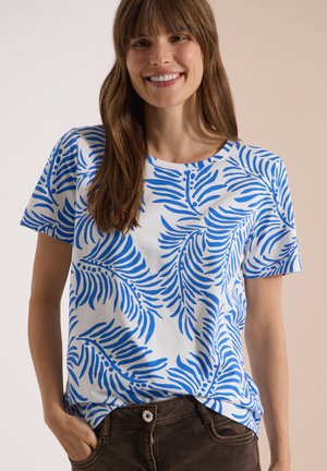 Cecil, T-SHIRT MIT RUNDHALS UND PRINT - Printtipaita - vanilla white