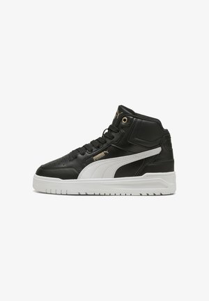 Puma, SHUFFLE DOWNTOWN UNISEX - Sneaker high - black- white- gold