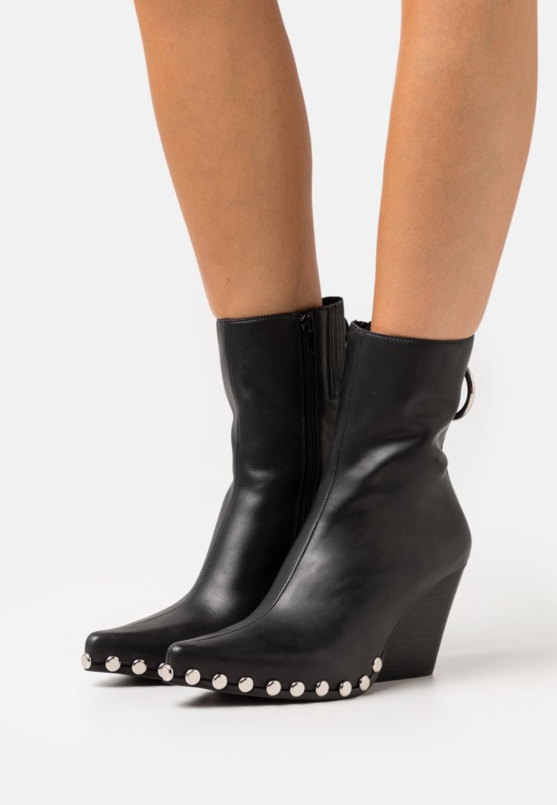 Jeffrey Campbell WALTON - Botine cowboy/biker - black