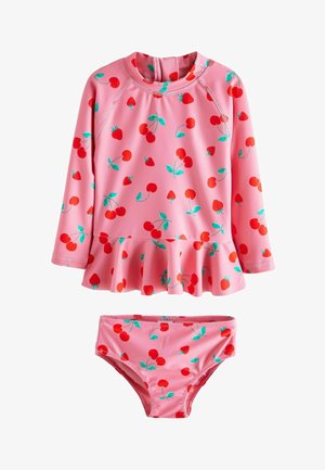 Next 2 PIECE SET REGULAR FIT - Maudymosi kostiumėlis - pink cherry