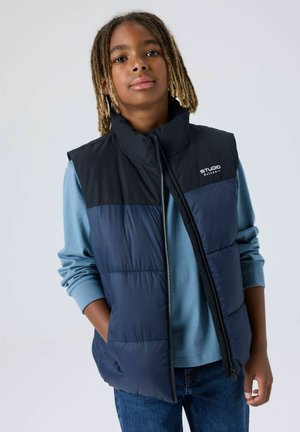 Name it, GILET COLOURBLOCK - Bodywarmer - navy blazer