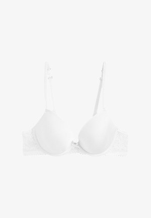 Next PAD PLUNGE - Sutien cu armătură - white