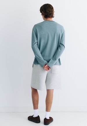 PULL&BEAR, STWD STRIPED - LONG SLEEVE T-SHIRT - T-shirt à manches longues - blue