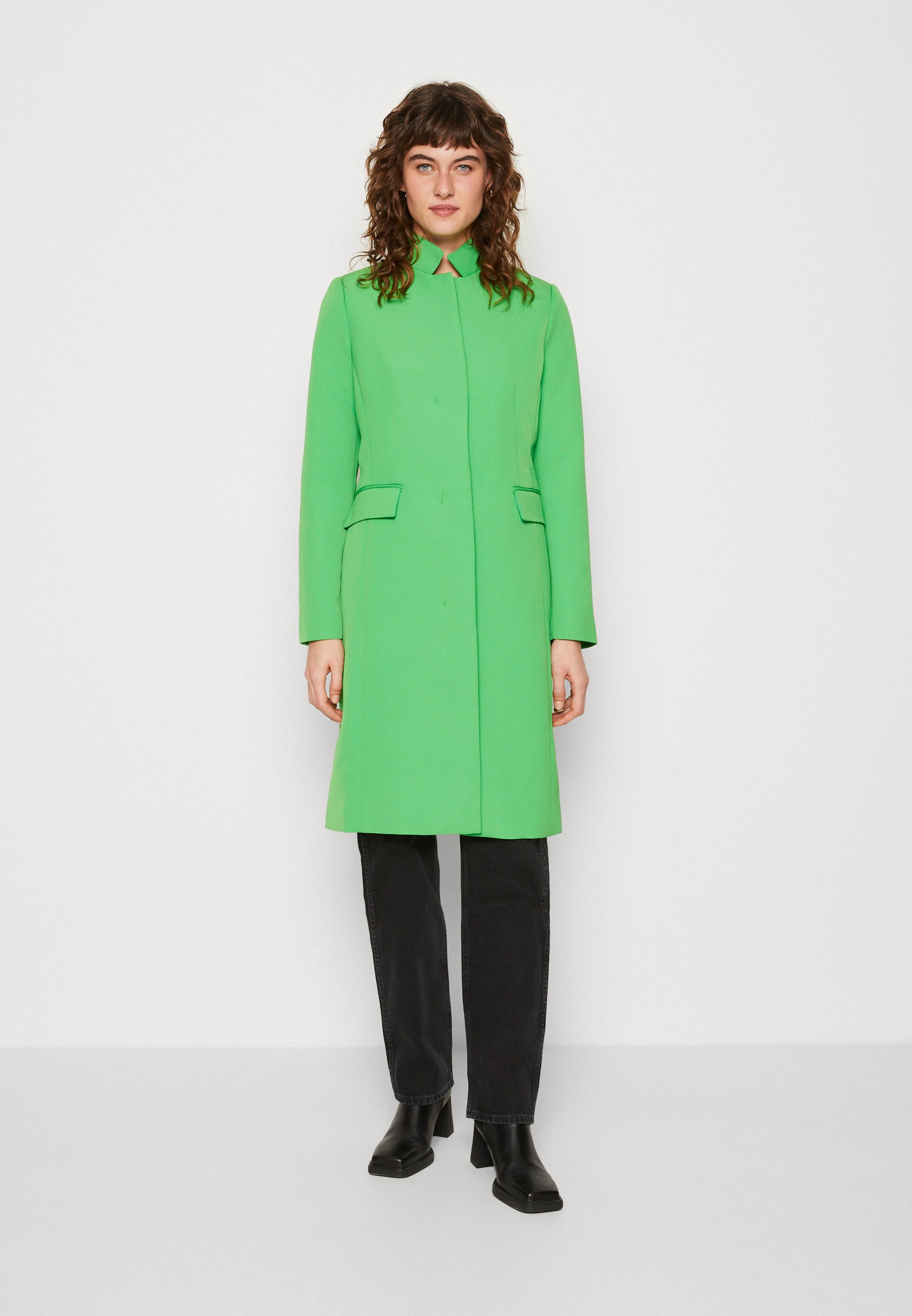 Esprit FEM TWILL CT - Klassischer Mantel - green/grün - Zalando.de 